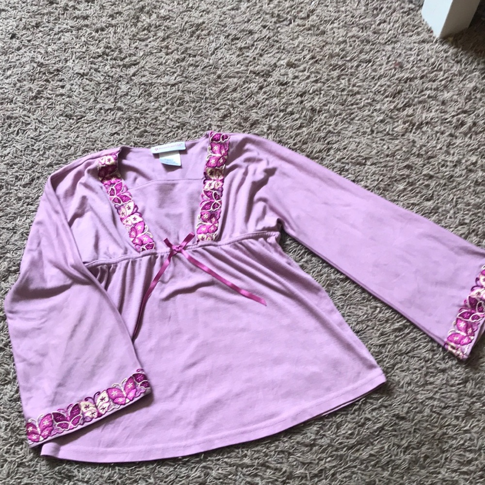 American Girl butterfly shirt from Julie’s pajamas